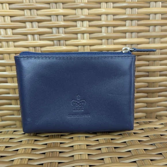 Union Jack Genuine Leather Wallet Pouch Bag Made For Historical Royal Palaces - Picture 2 of 12